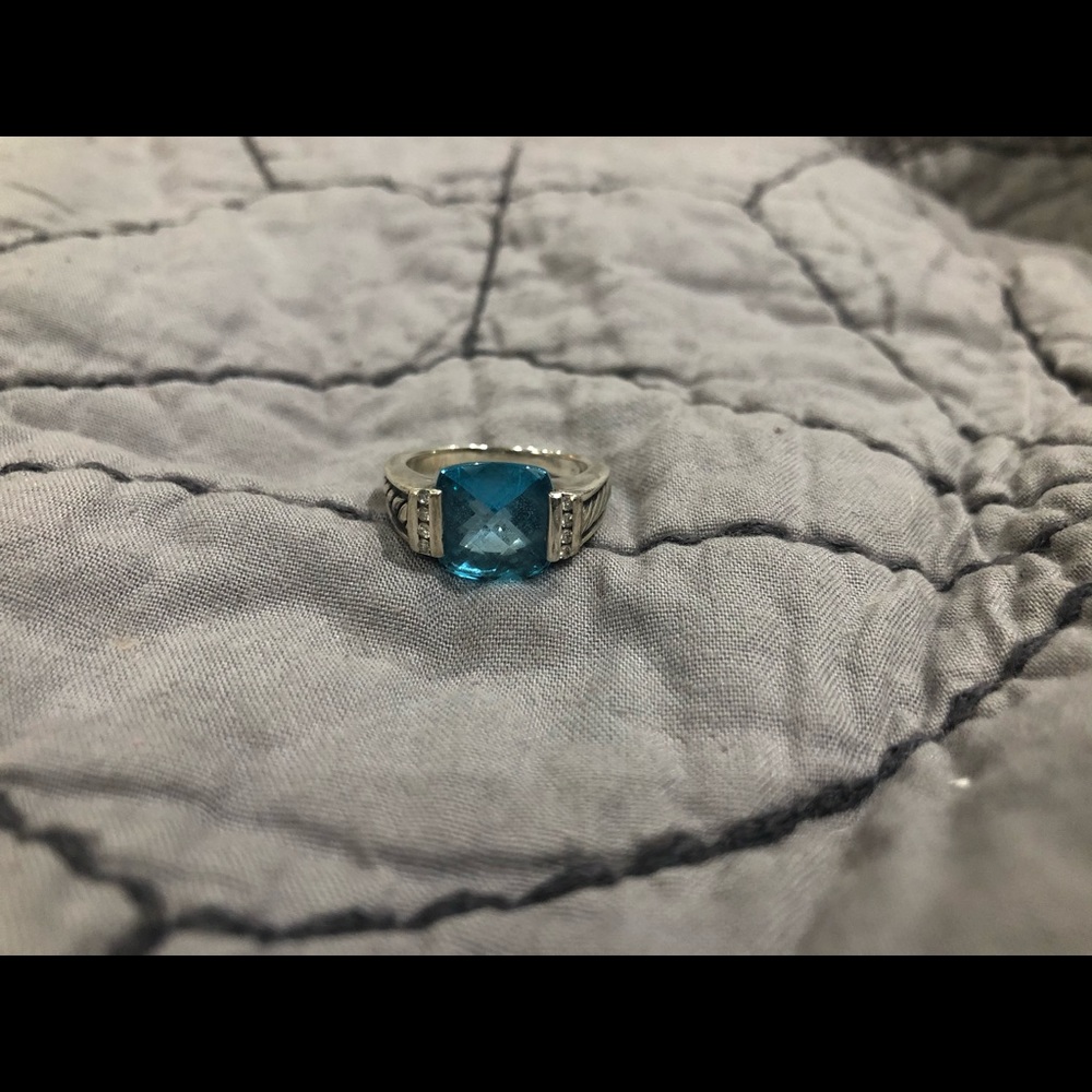David Yurman Topaz Ring size 8